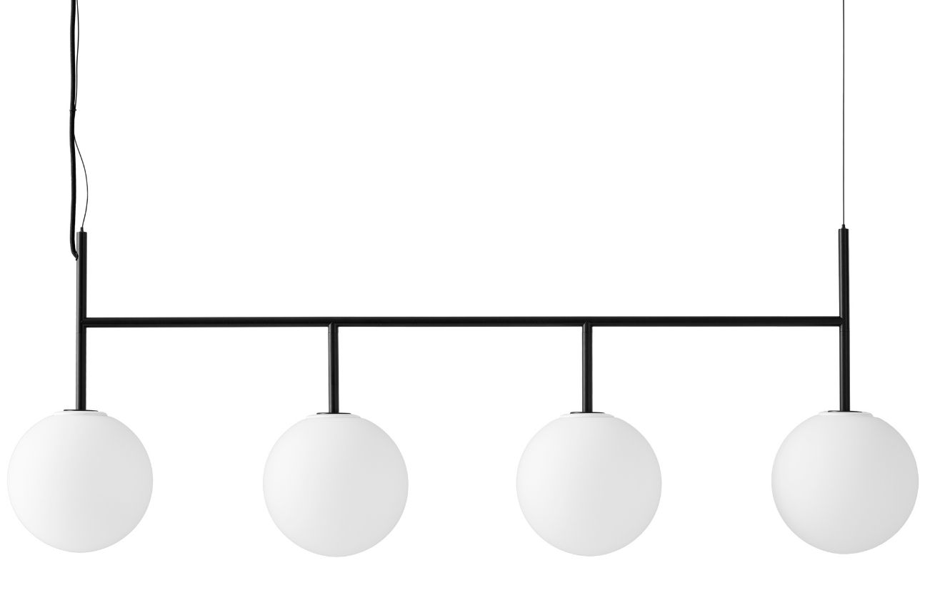 Audo CPH Matně opálově bílé skleněné závěsné světlo AUDO TR II. 125 cm