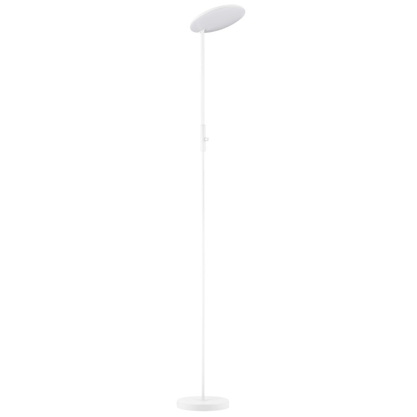 Bílá kovová stojací LED lampa Nova Luce Notos 205 cm