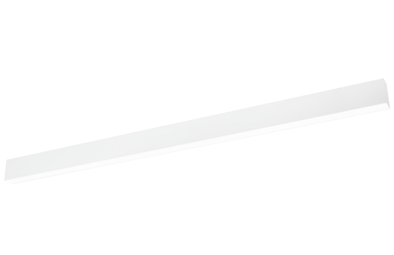 Bílé kovové závěsné LED světlo Nova Luce Linear 120 cm