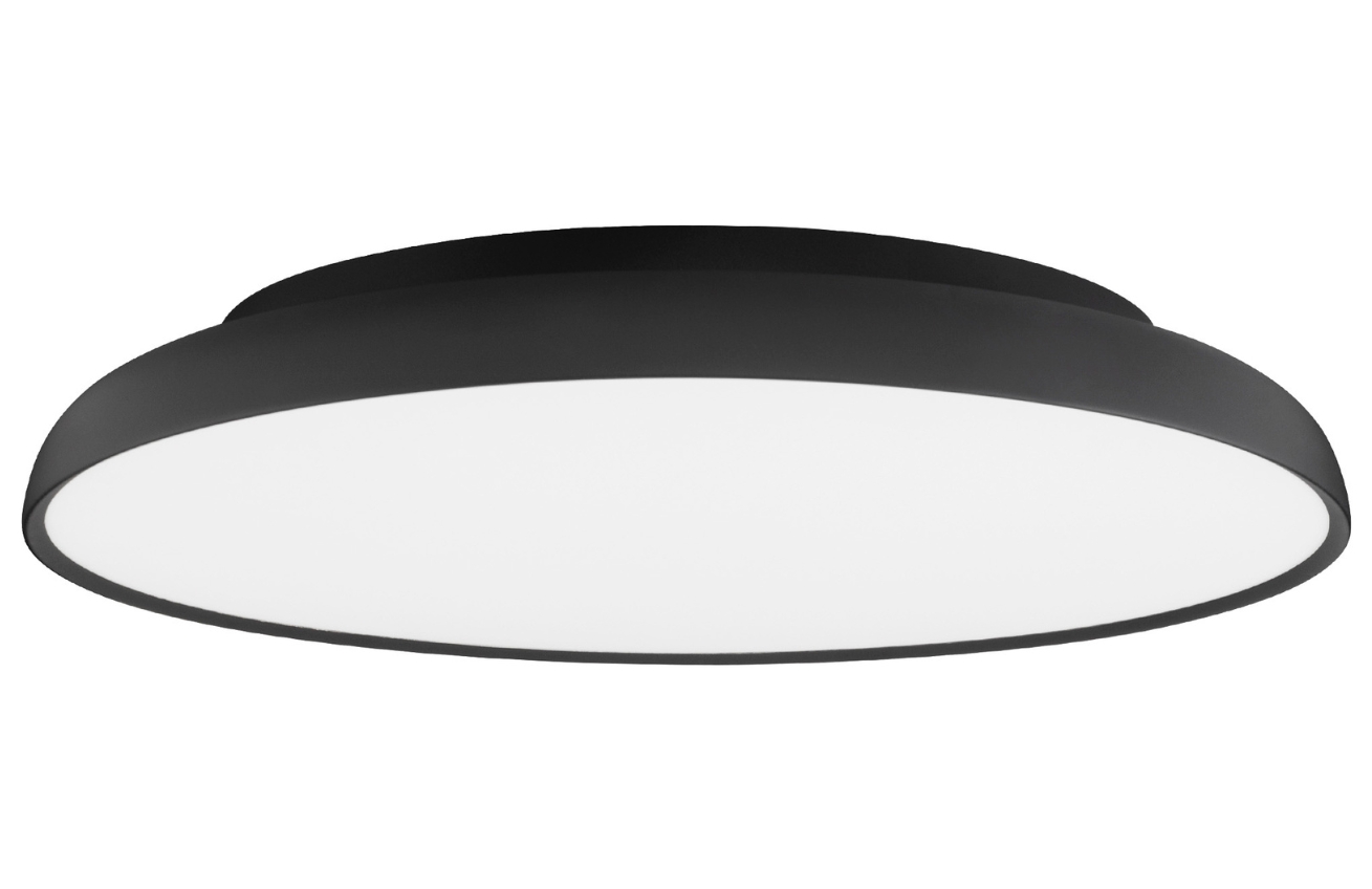 Černé kovové stropní LED světlo Nova Luce Linus II. 60 cm