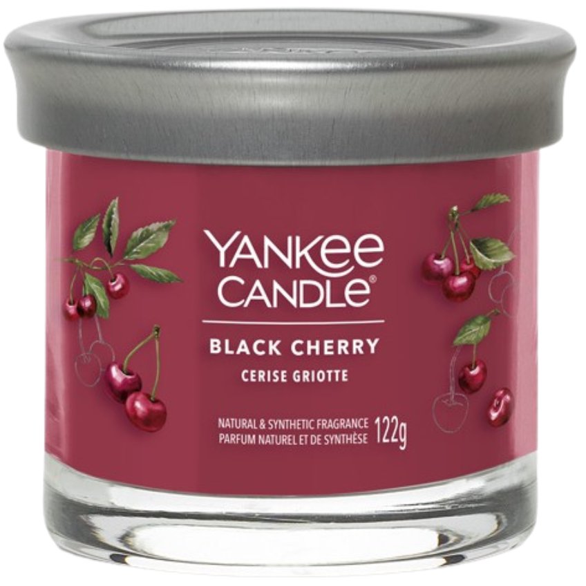 Malá vonná svíčka Yankee Candle Black Cherry Signature Tumbler