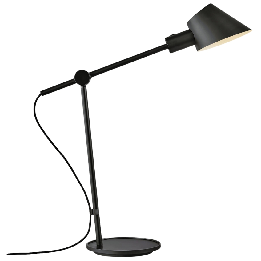 Nordlux Černá kovová stolní lampa Stay