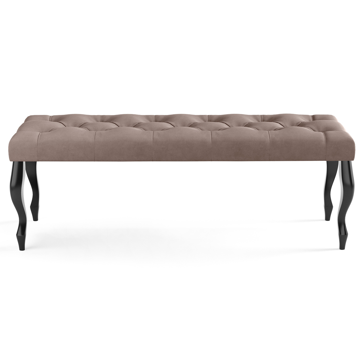 Lavice CHESTERFIELD 120x40 cm Světle hnědá