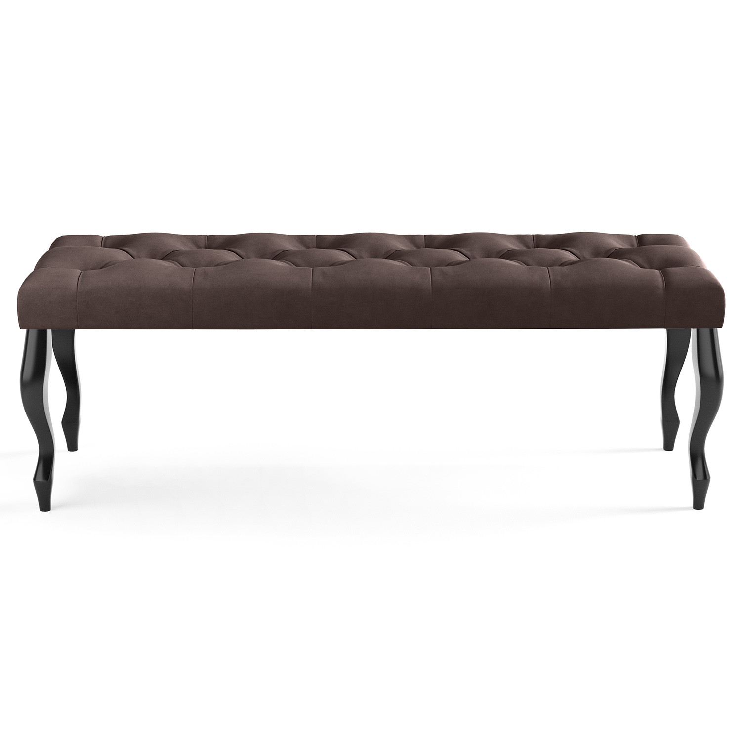 Lavice CHESTERFIELD 100x40 cm Hnědá